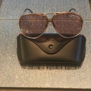 Porsche design gold sunglasses Vintage !